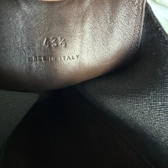 Bottega Veneta Military Calf Black Leather Brown & Black Tire Boot 630284 - Picture 14 of 16